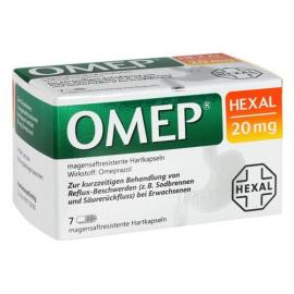 Omep Hexal 20 mg magensaftresistente Hartkapseln