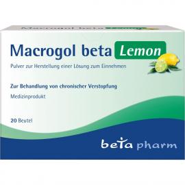 Macrogol beta Lemon Plv.z.Her.e.Lsg.z.Einnehmen
