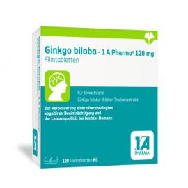 Ginkgo Biloba-1a Pharma 120 mg Filmtabletten