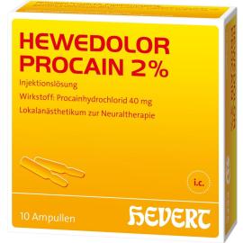 Hewedolor Procain 2% Injektionslösung in Ampullen