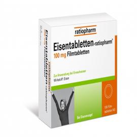 Eisentabletten-Ratiopharm 100 mg Filmtabletten